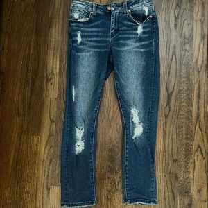 BKE Stella mid-rise slim fit ankle skinny jeans - size 25